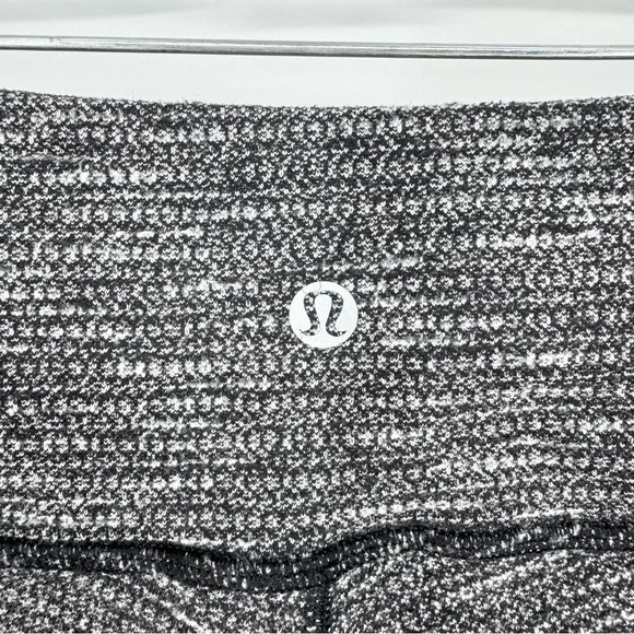 Lululemon Wunder Under Low-Rise Tight 28" Luon Variegated Knit Black Heathered 6 - Picture 12 of 13